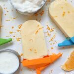 Probiotic Yogurt Dreamsicles with Orange and Vanilla